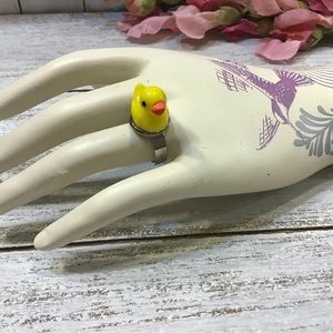Yellow Duck Ring